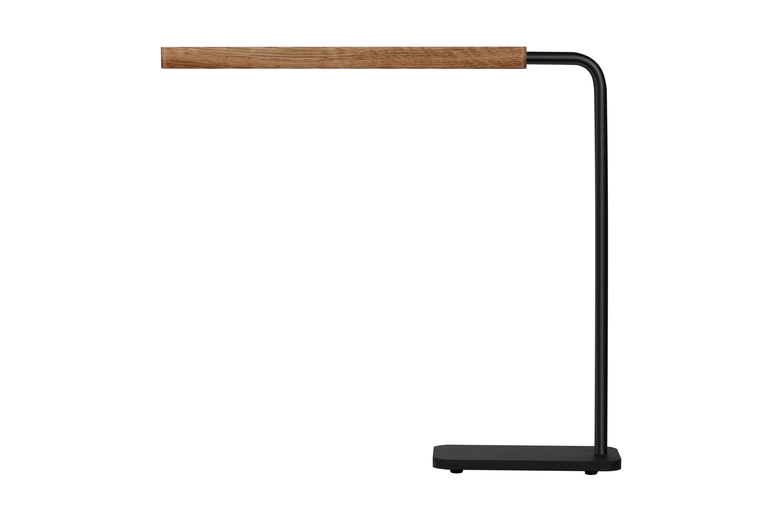 Lumatree Table Task solid wood task lamp on a white background