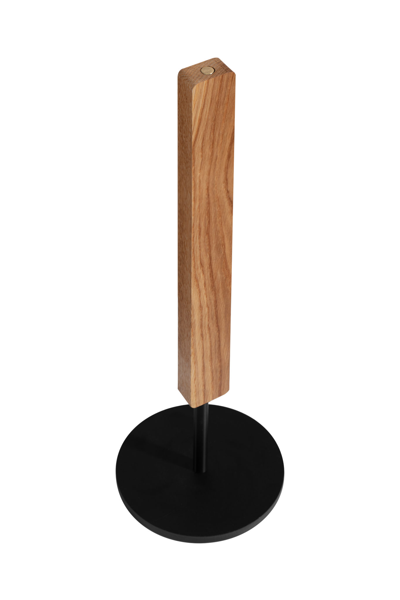 Lumatree Table Wash solid-wood body, visible grain and brass touch control
